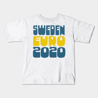 Sweden / Sverige Euro 2020 Soccer Gift Design Kids T-Shirt